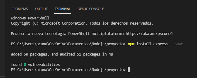 Creació de la carpeta