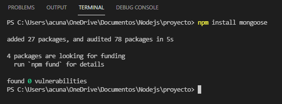 Creació de la carpeta