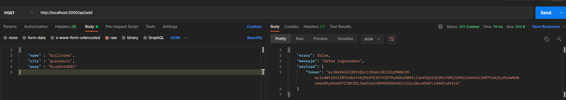 Creació de la carpeta
