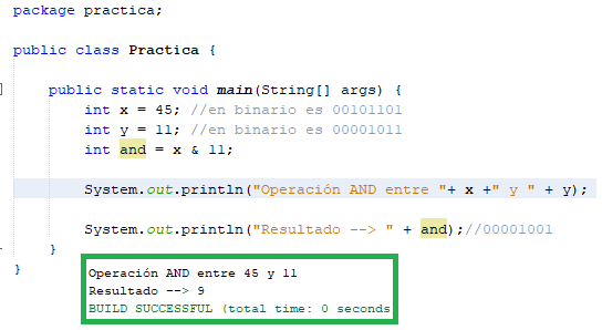Figura 35. Ejemplo Operación AND ( & )